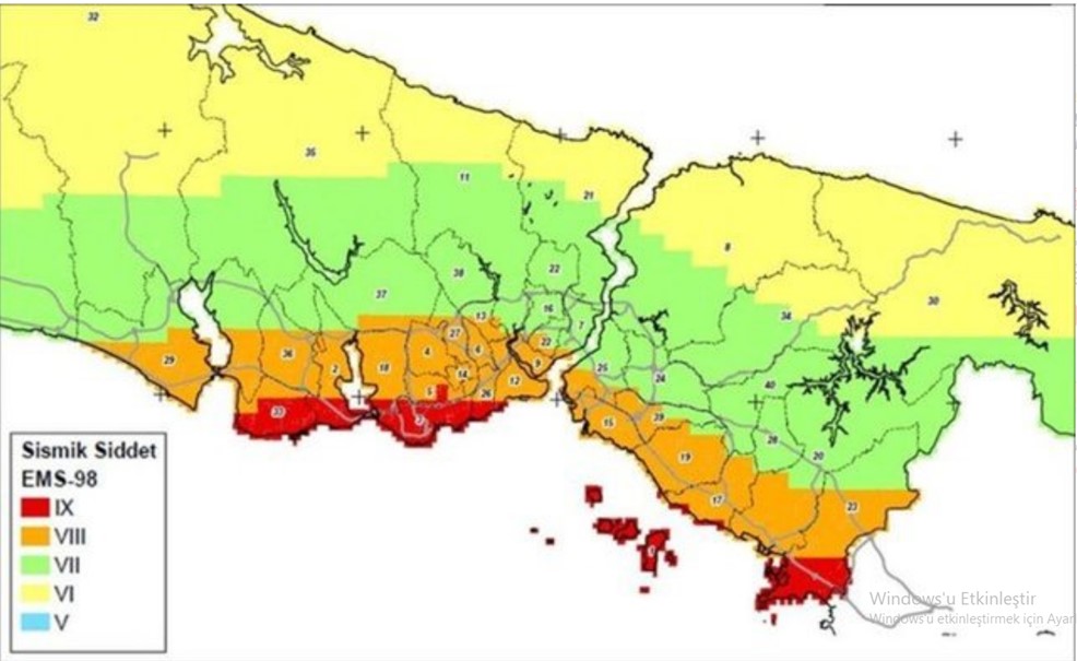 İstanbul Deprem Risk Haritası