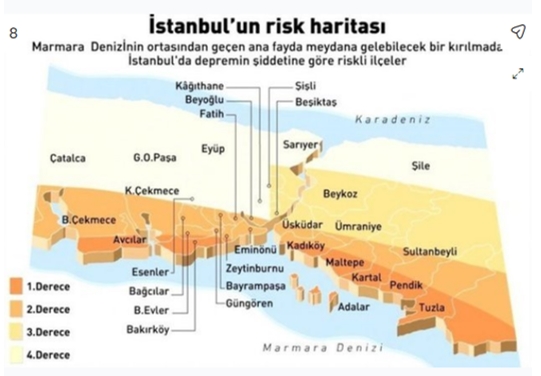 Beklenen Marmara Depreminde İstanbul’da en çok etkilenecek yerler?