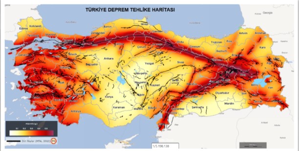 Deprem Bölgesi Haritası ve DASK Sigortalılık Oranı?