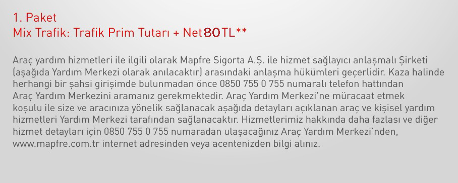 Mix Trafik Sigortası